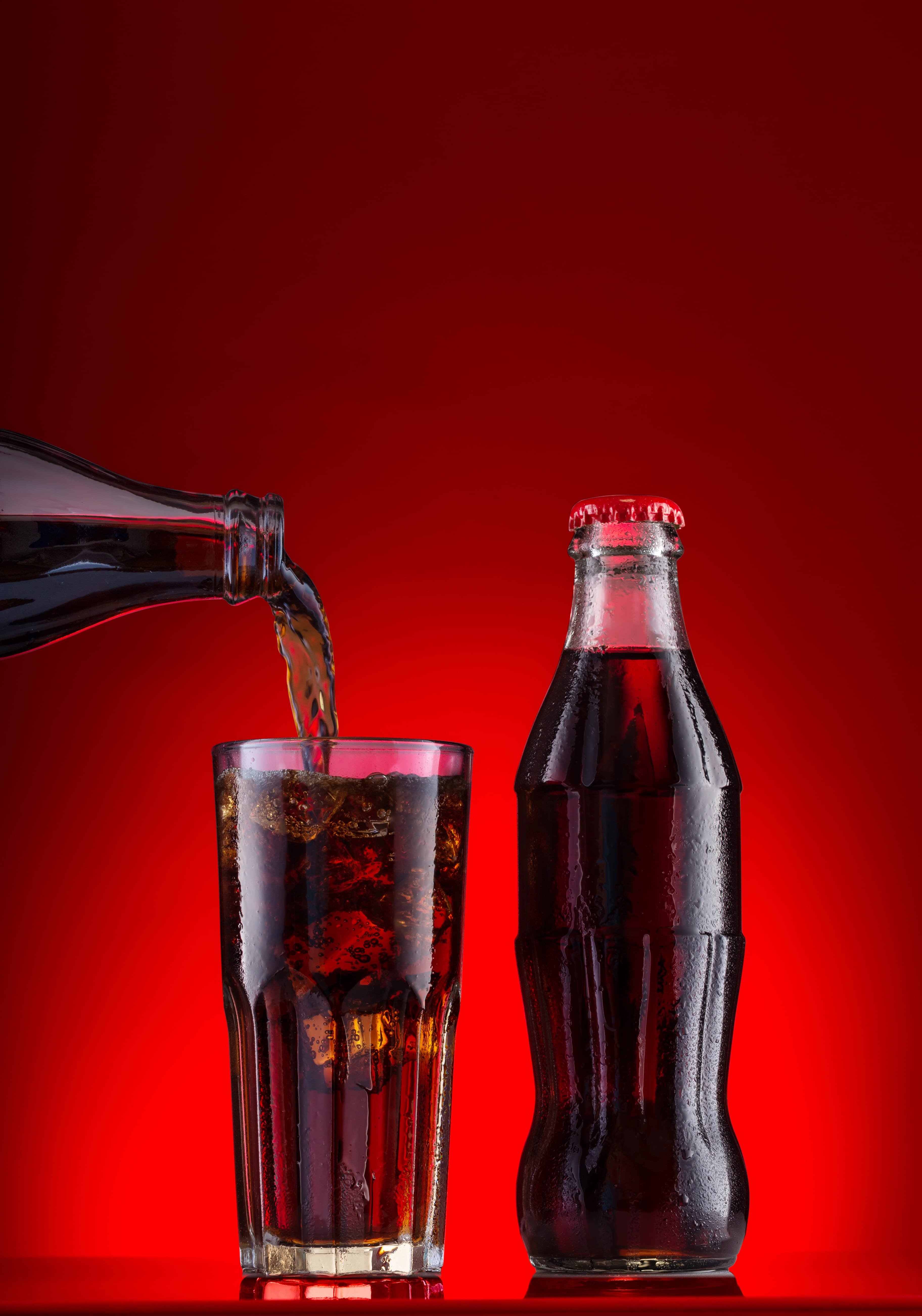 Soda bottle fill level inspection
